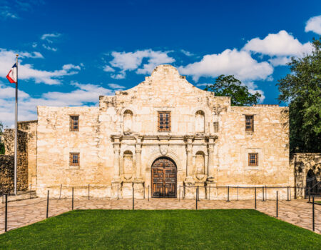 The Alamo in San Antonio, Texas, USA