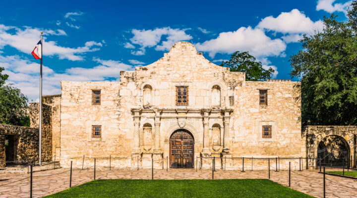 The Alamo in San Antonio, Texas, USA